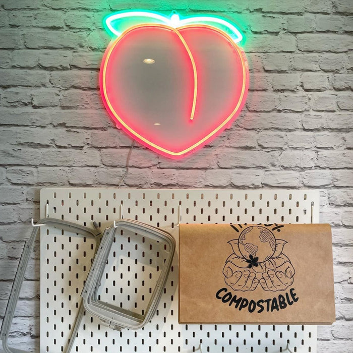 Peach Neon Sign - Neon Filter