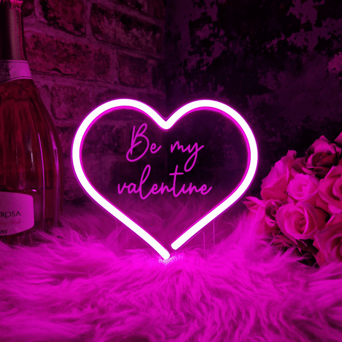 Personalised Neon Love Heart | Valentines Day Gift - Neon Filter