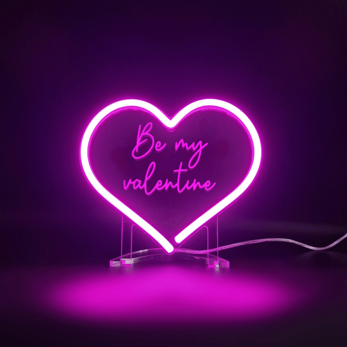 Personalised Neon Love Heart | Valentines Day Gift - Neon Filter