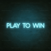 Play To Win Neon Sign - Neon Filter