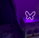 Purple Mini Butterfly Neon Sign - Neon Filter