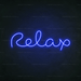 Relax Neon Sign - Neon Filter