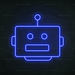 Robot Head Neon Sign - Neon Filter