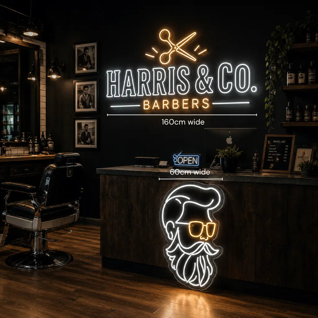 What Size Barber Neon Sign Should I Choose?