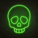 Skull Emoji Neon Sign - Neon Filter