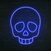 Skull Emoji Neon Sign - Neon Filter