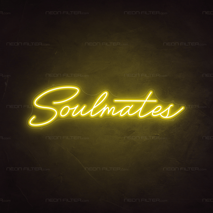 Soulmates Neon Sign - Neon Filter