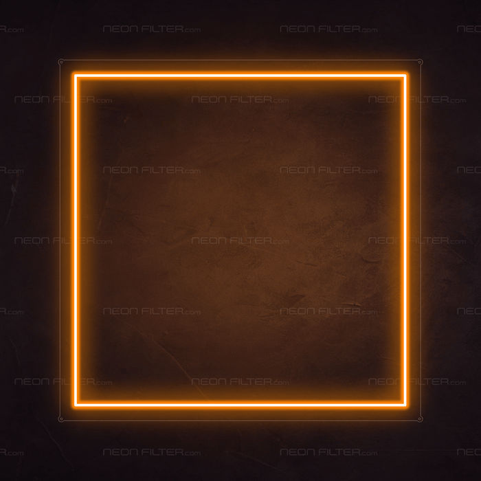 Square Neon Sign - Neon Filter