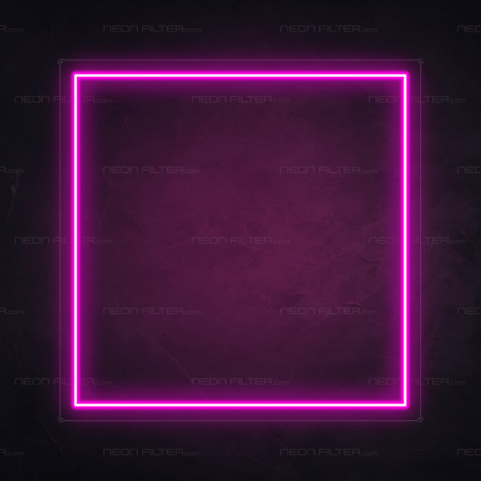 Square Neon Sign - Neon Filter