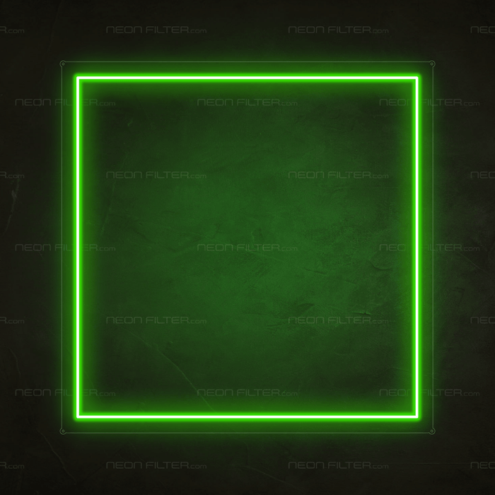 Square Neon Sign - Neon Filter