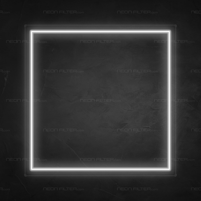 Square Neon Sign - Neon Filter