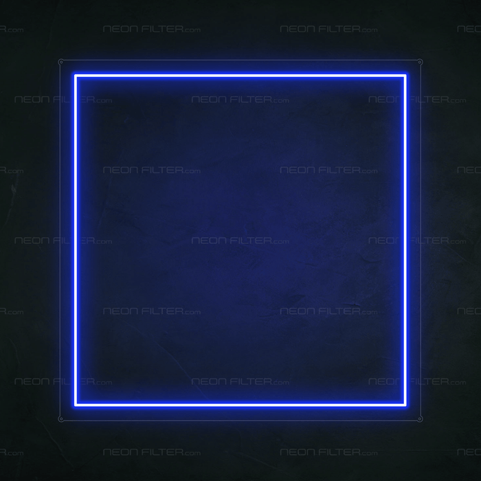 Square Neon Sign - Neon Filter