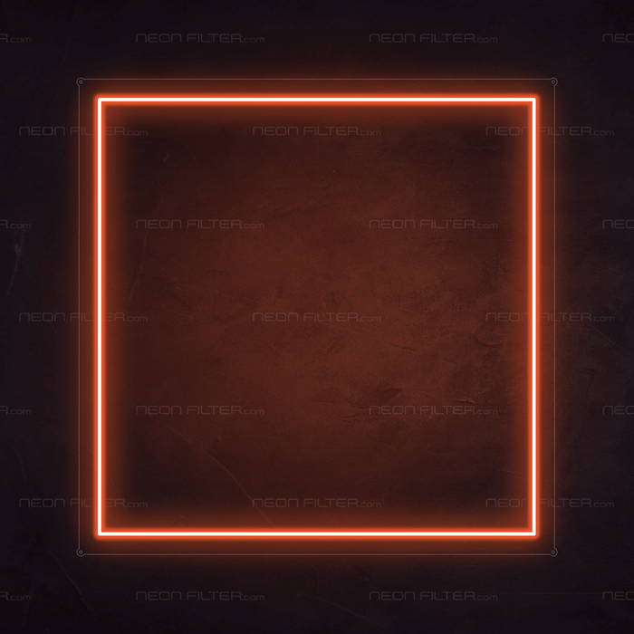 Square Neon Sign - Neon Filter