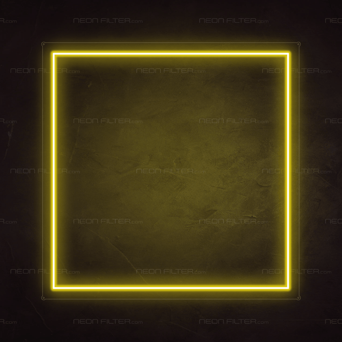 Square Neon Sign - Neon Filter