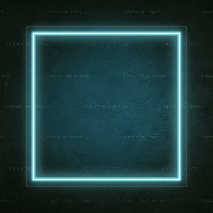 Square Neon Sign - Neon Filter