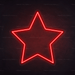 Star Neon Sign - Neon Filter