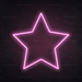 Star Neon Sign - Neon Filter