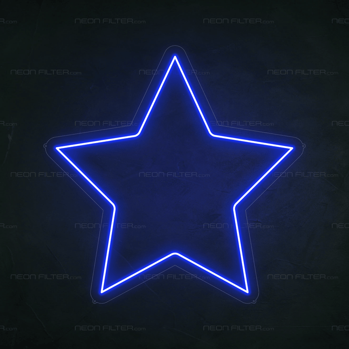 Star Neon Sign - Neon Filter