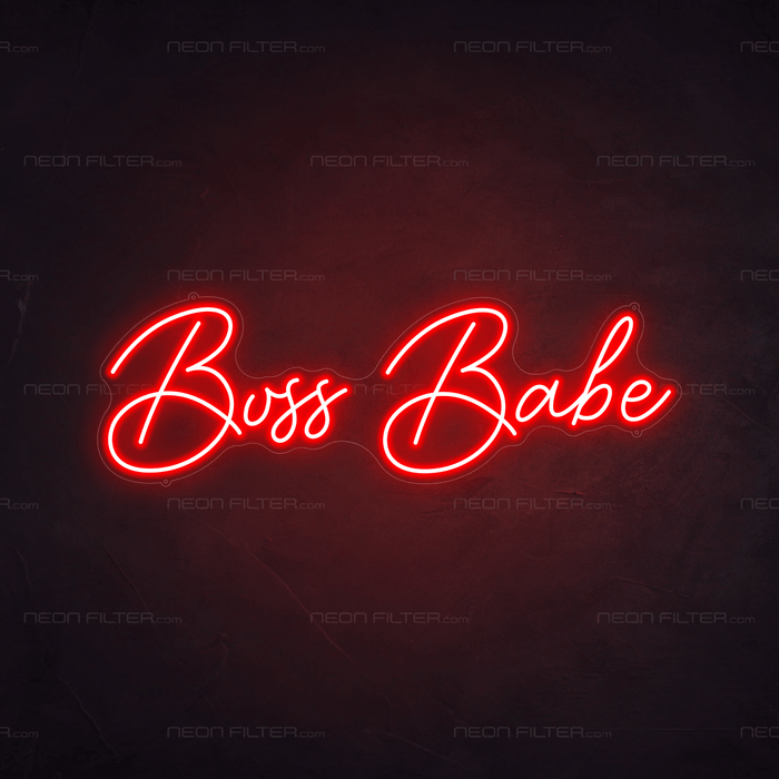 Stock Boss Babe Neon Sign - Neon Filter