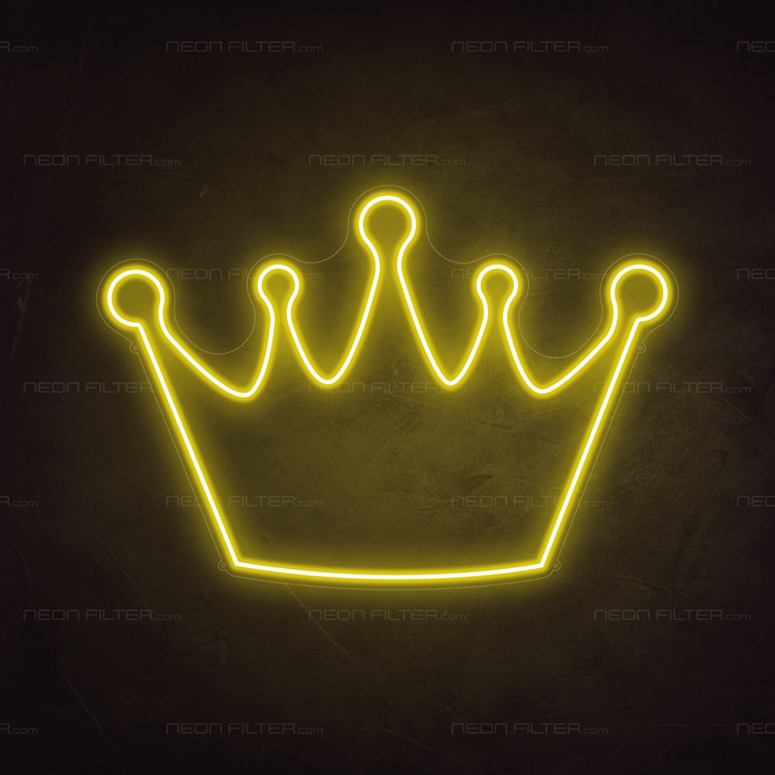 Stock Crown Neon Sign - Neon Filter