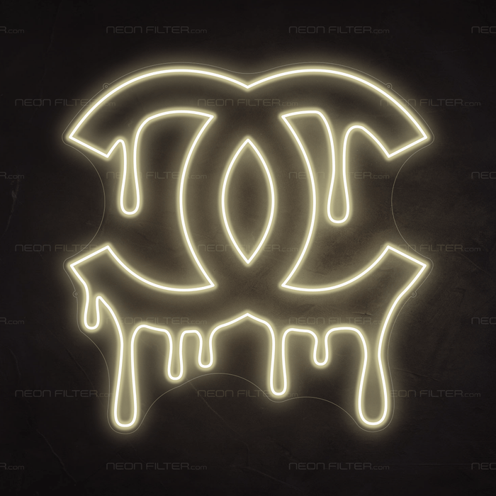 Stock Dripping Chanel Neon Sign - Neon Filter