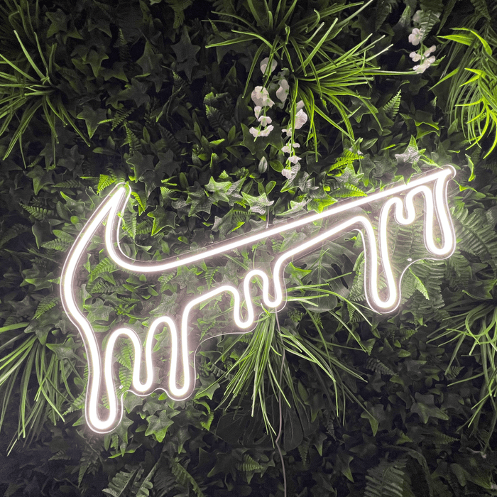 Stock Dripping Tick Neon Sign - Neon Filter