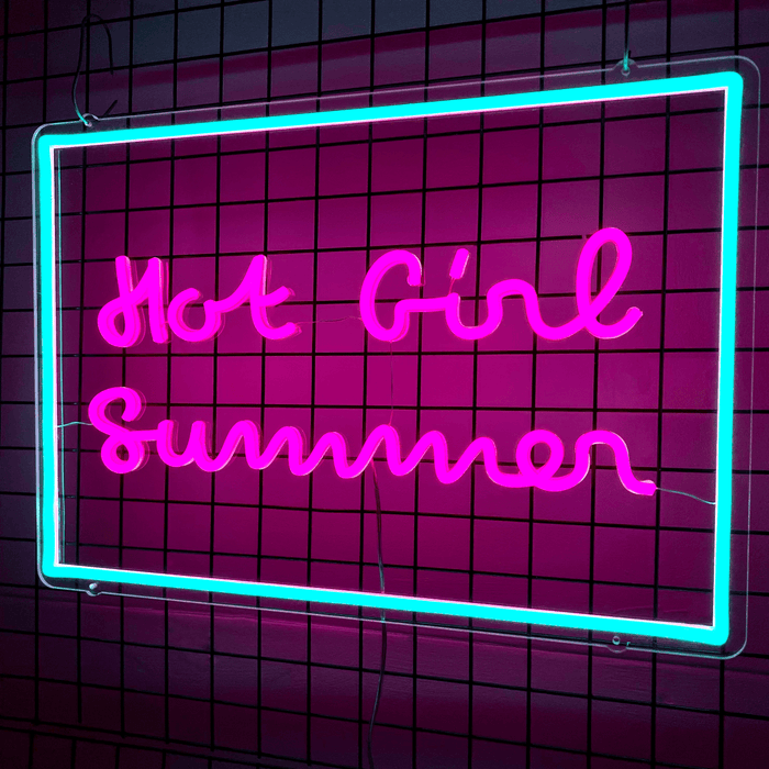 Stock Hot Girl Summer Neon Sign - Neon Filter