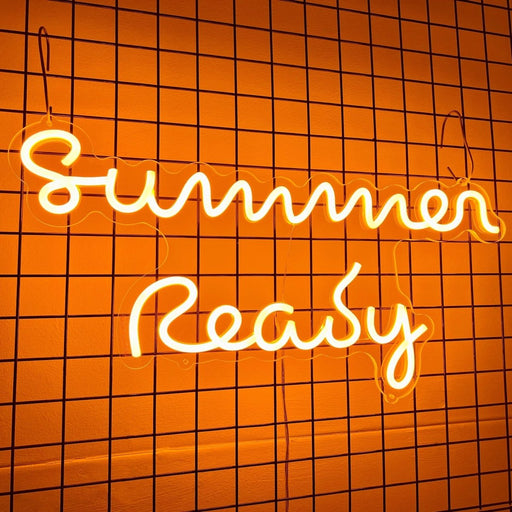 Stock Summer Ready Neon Sign - Neon Filter