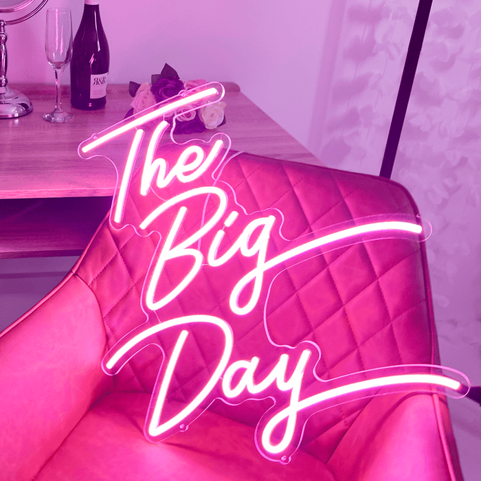 Stock The Big Day Neon Sign - Neon Filter