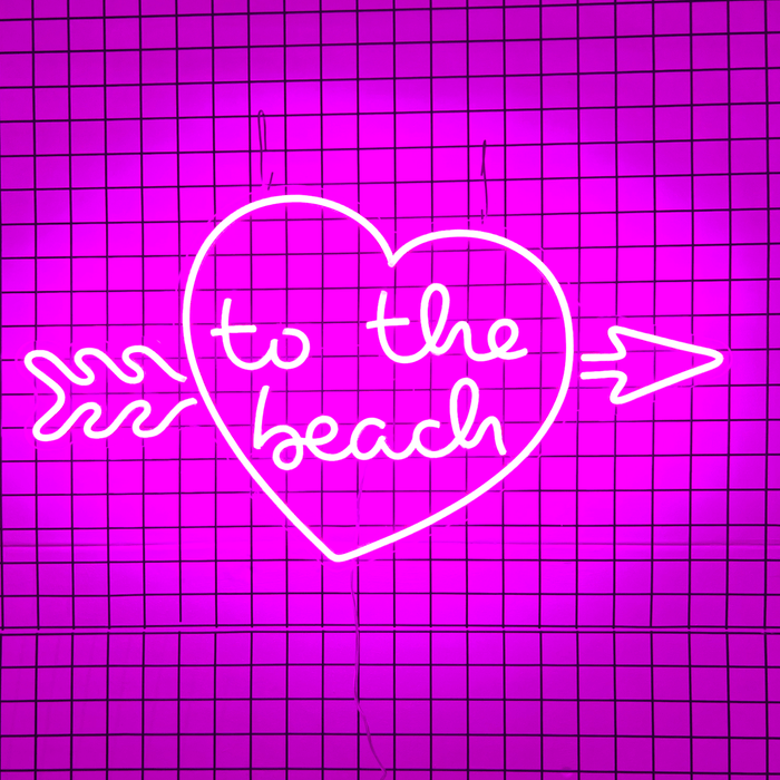 Stock To The Beach Neon Sign - Neon Filter