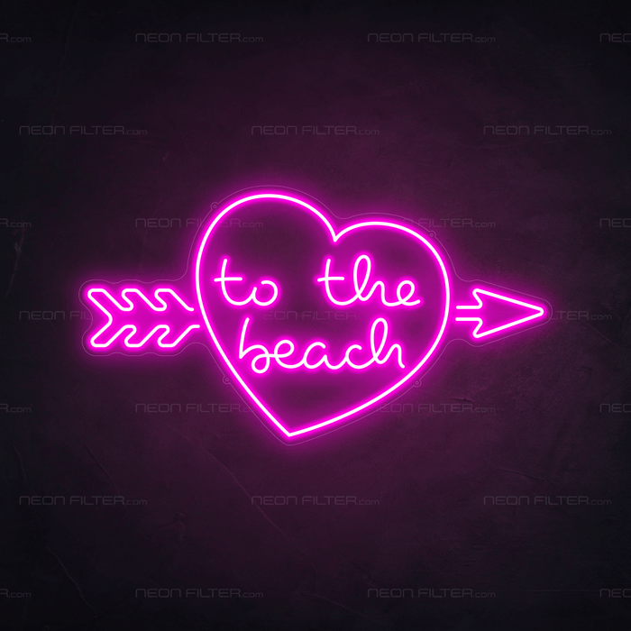 Stock To The Beach Neon Sign - Neon Filter