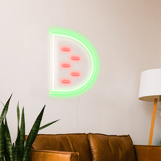 Stock Watermelon Neon Sign - Neon Filter