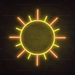 Sun Neon Sign - Neon Filter