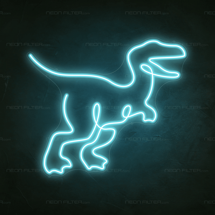 T - Rex Dinosaur Neon Sign - Neon Filter