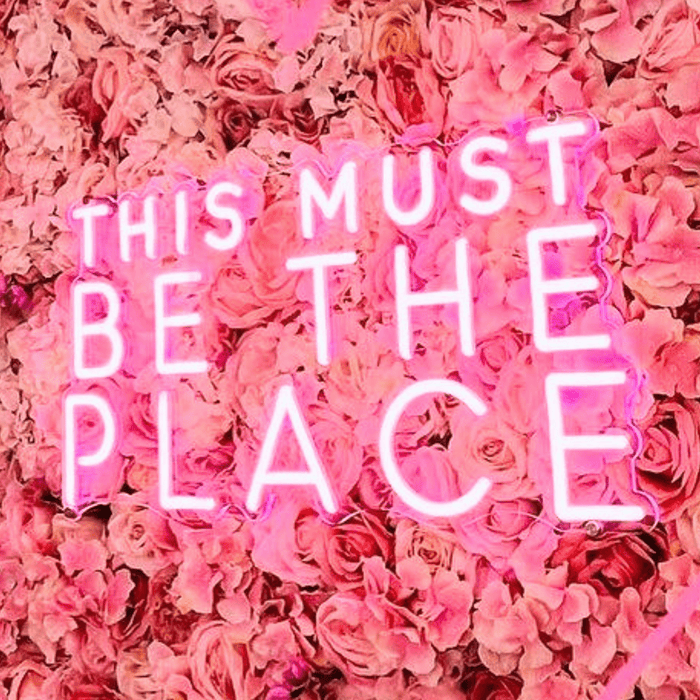 This Must Be The Place Neon Sign - Neon Filter