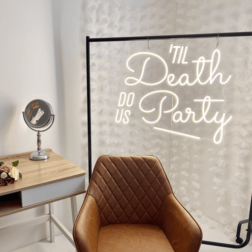 Til Death Do Us Party Neon Sign - Neon Filter