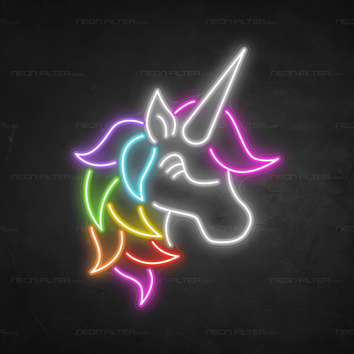 Unicorn Neon Sign - Neon Filter