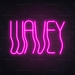 Wavey Neon Sign - Neon Filter