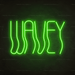 Wavey Neon Sign - Neon Filter