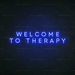 Welcome To Therapy Neon Sign - Neon Filter