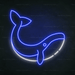 Whale Neon Sign - Neon Filter