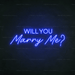 Will You Marry Me? Neon Sign - Neon Filter