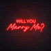 Will You Marry Me? Neon Sign - Neon Filter