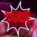 Cartoon WOW Neon Light 