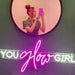 You Glow Girl Neon Sign - Neon Filter