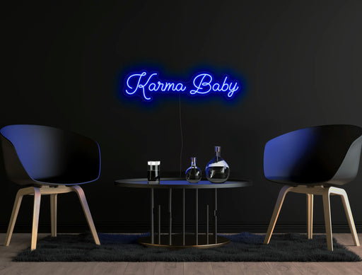 Karma Baby Neon Sign