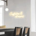 Caffeine & Dreams Neon Sign in Cosy Warm White