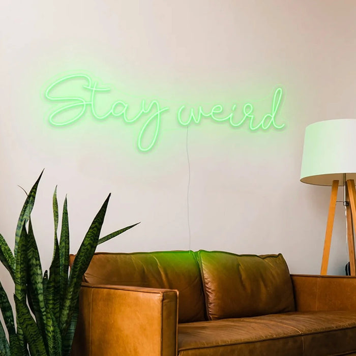 Stay Weird Neon Sign LED Neon Lights UK