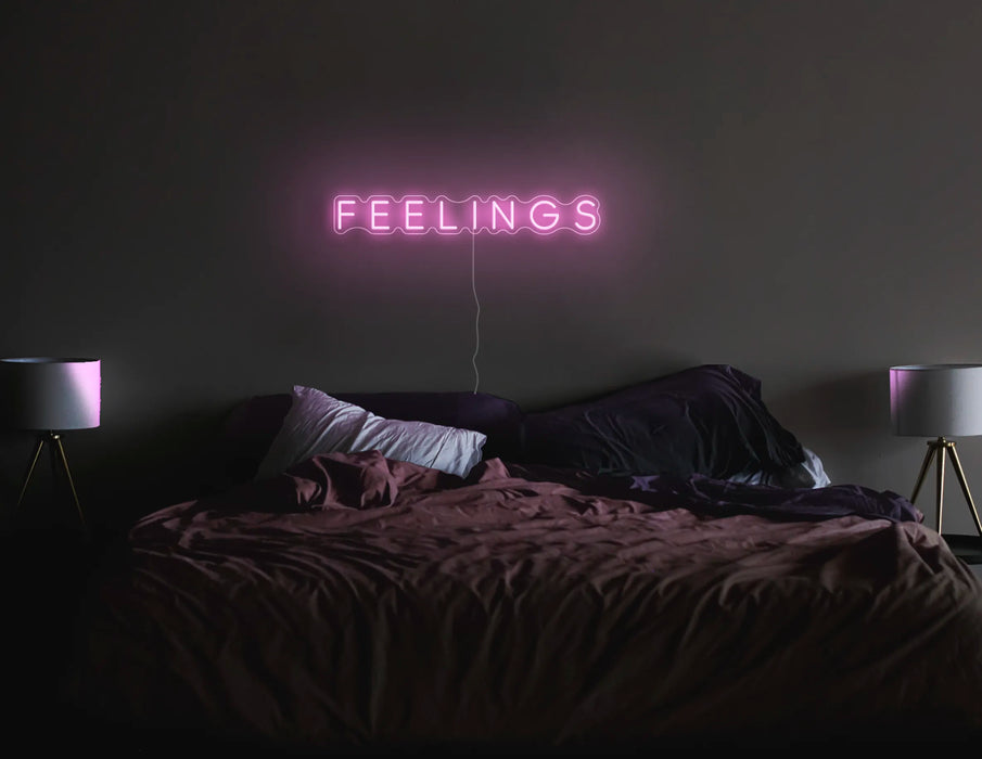 'Feelings' Neon Sign | LED Neon Lights UK