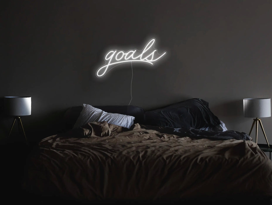 goals Neon Sign